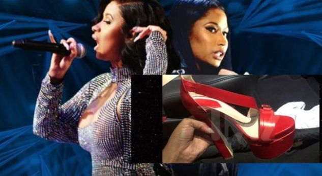 Pas sherrit me këpucë në publik me Nicki Minaj, reagon Cardi B
