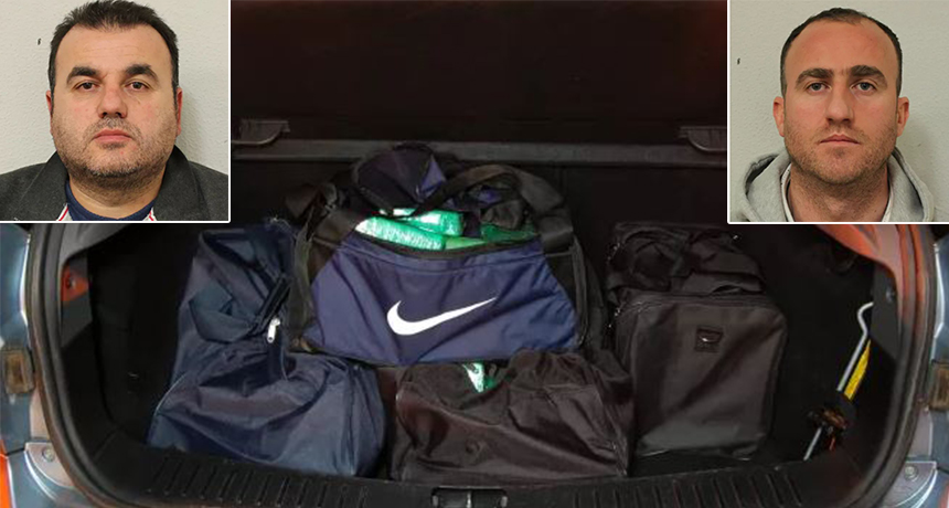 81 kg kokainë, dy shqiptarët shpallen fajtorë në Britani (EMRAT)