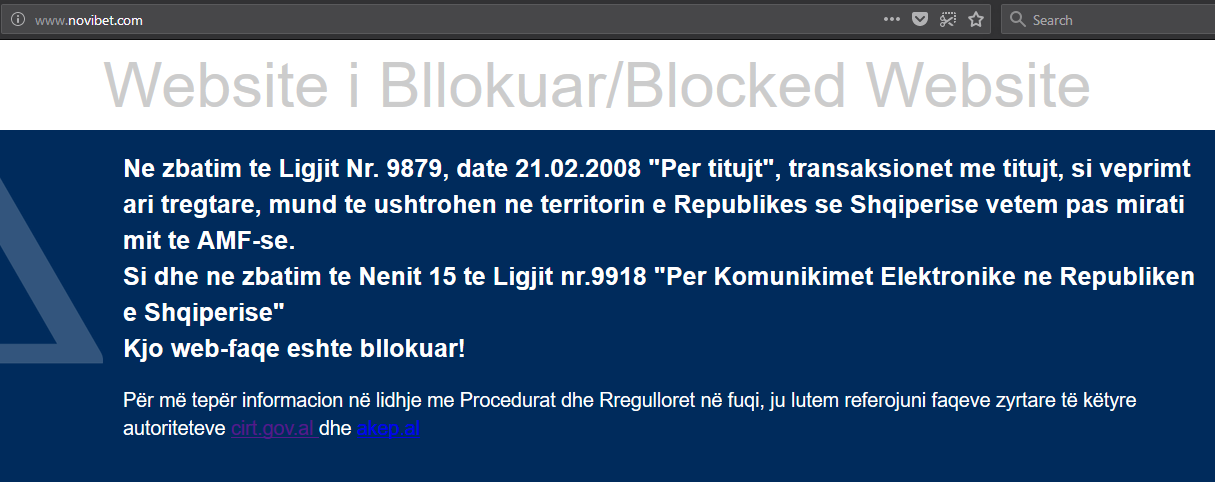 Lista/ AKEP mbyll 56 faqe interneti bastesh dhe lojërash online