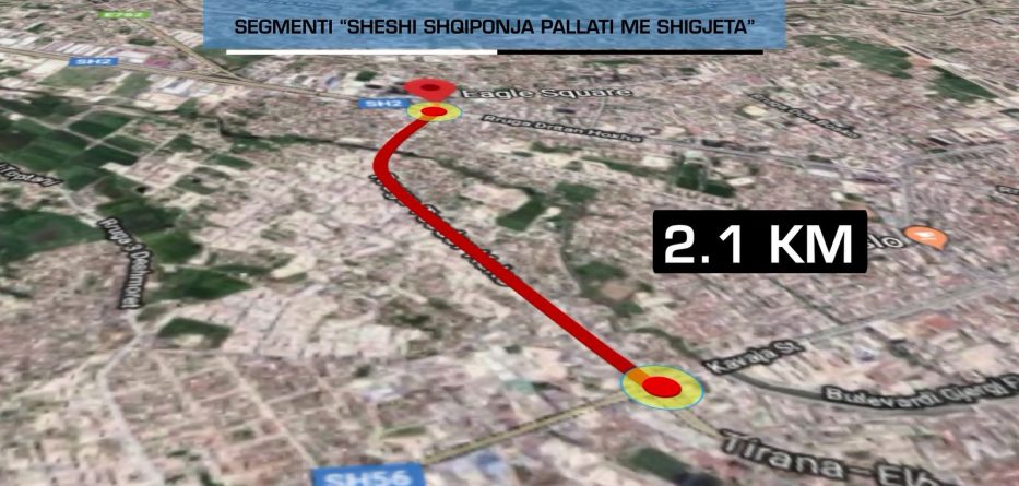 Rindërtohet segmenti rrugor “Pallati me Shigjeta – sheshi Shqiponja”