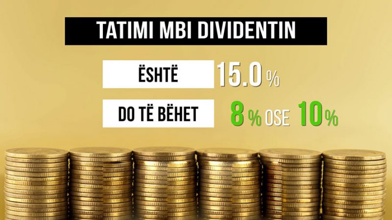 Taksat që ndryshojnë nga 1 janari, zbulohet drafti i qeverisë: Ulet tatimi mbi dividentin