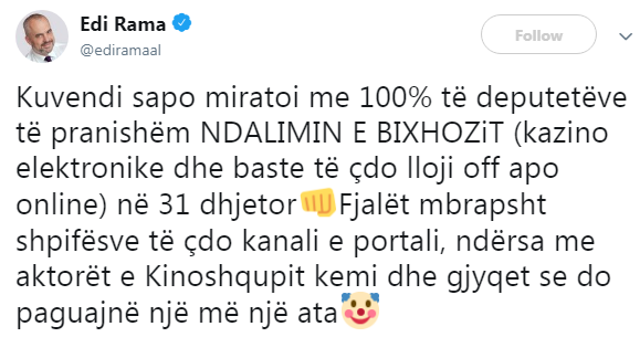 Rama reagon pas miratimit të ligjit: Kemi dhe gjyqet