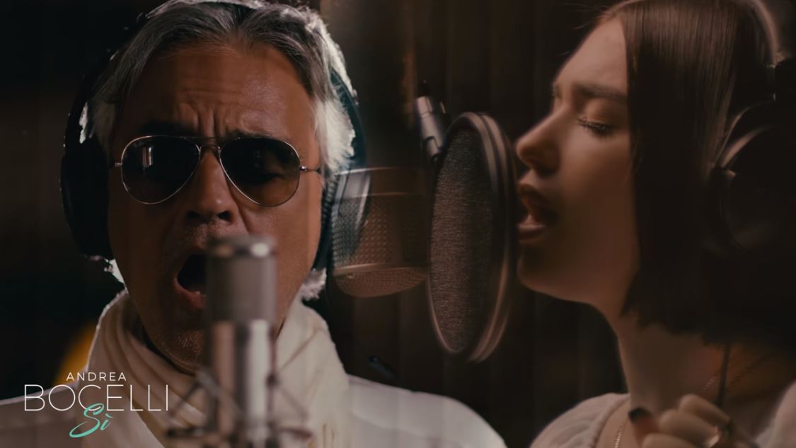 Këngëtarja shqiptare bashkëpunim me legjendën e muzikës italiane (VIDEO)