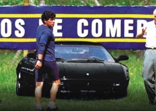 “Çmenduria” e Maradonës me Ferrarin e zi