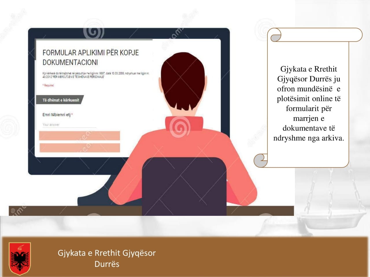 Jeni të interesuar për marrjen e një dokumenti? Lajm i mirë nga Gjykata e Durrësit