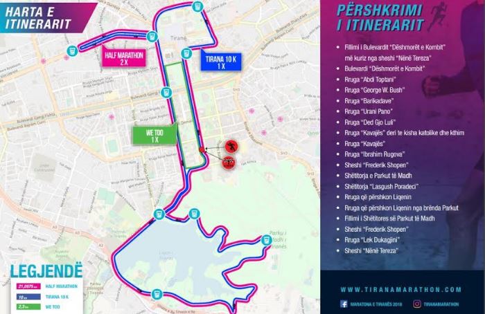 Zhvillohet sot maratona për fëmijë në Tiranë