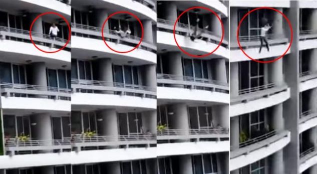 Bie dhe vdes për një ‘selfie’ nga ballkoni