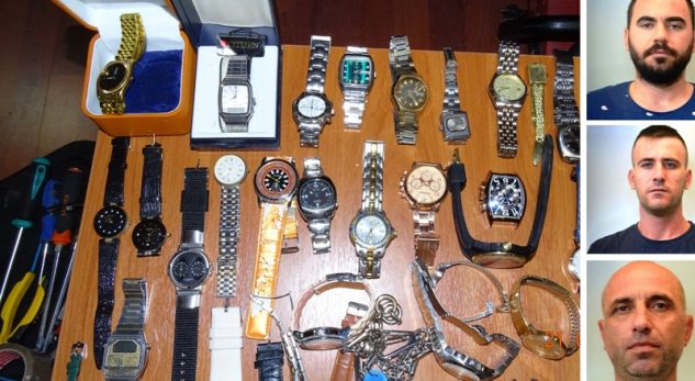 Tre shqiptarët që grabisnin shtëpitë e të pasurve (FOTO)