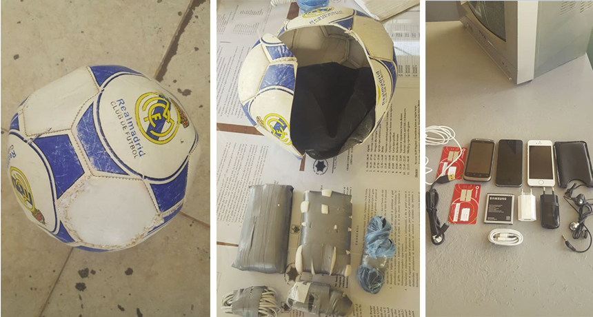 Risi për futjen e telefonave në burgjet shqiptare, tashmë me topa futbolli
