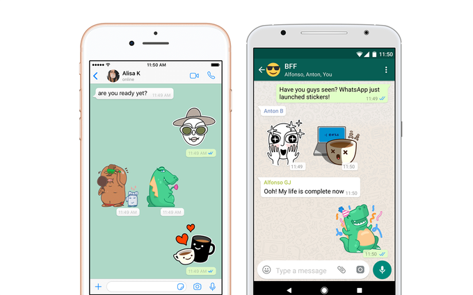 &#8220;WhatsApp&#8221; sjell më në fund stickerat