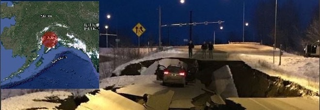 Pasojat e tërmetit të fuqishëm, çahet rruga (FOTO)