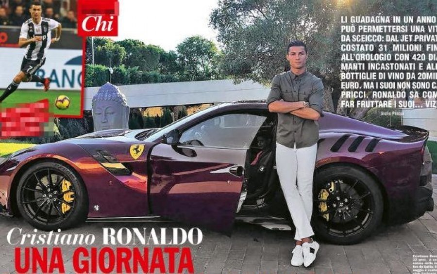 Një ditë mes luksit të ‘CR7’