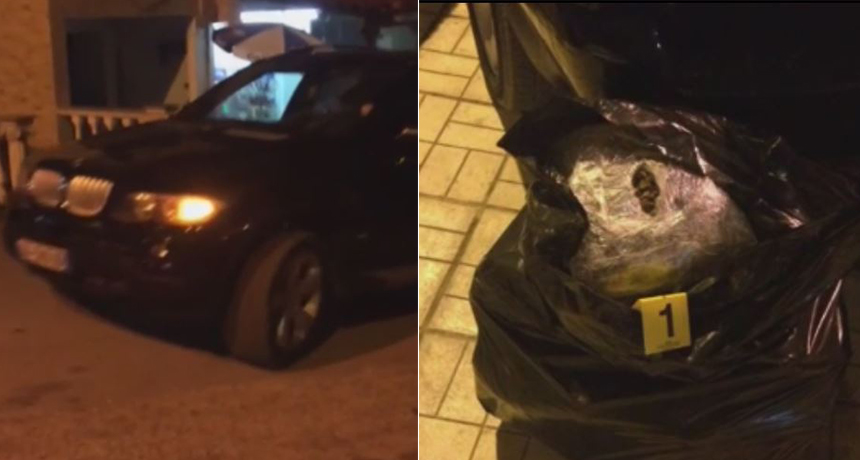 32 kg kanabis në BMW X5, tre në pranga