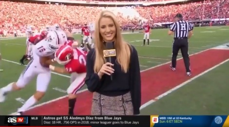 Incidenti i frikshëm, gazetaren e përplasin në tokë teksa raportonte “live”