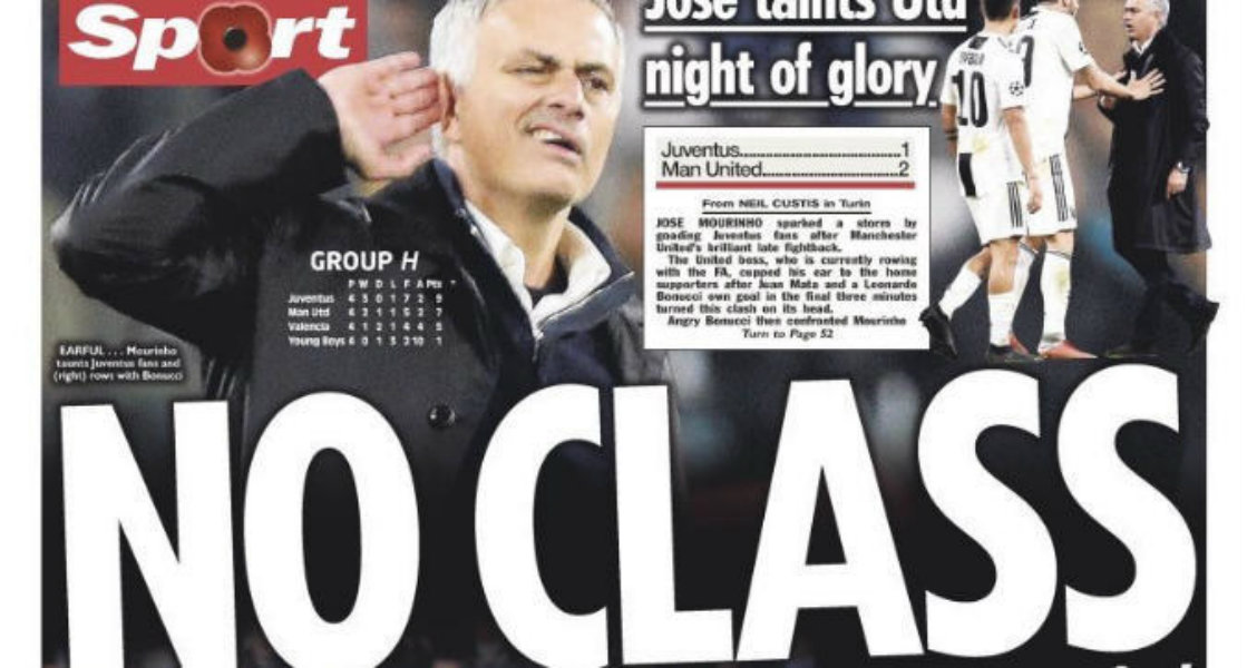 Mourinho nën sulmin mediatik në Angli: “No Class”