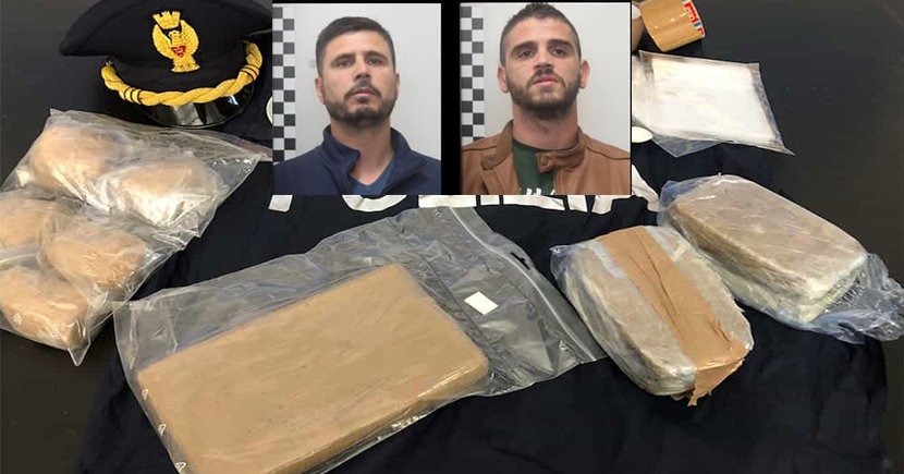 EMRAT/ Kapen me 4 kg heroinë e kokainë dy shqiptarët (FOTO)