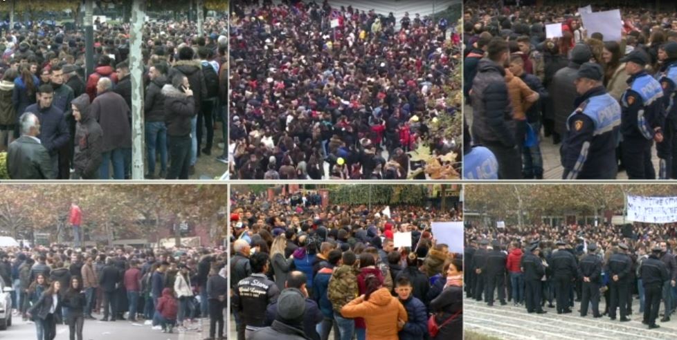 Mediet ndërkombëtare i bëjnë jehonë protestës studentore në Shqipëri