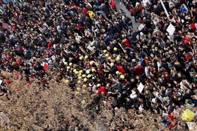 Shtatë pikat e “Kushtetutës” së studentëve protestues