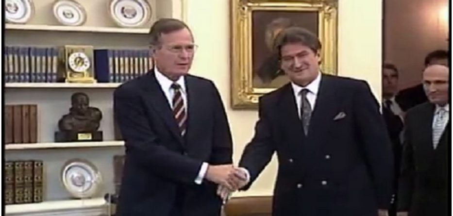 Berisha kujton takimet me Xhorxh Bush për Kosovën dhe Shqipërinë