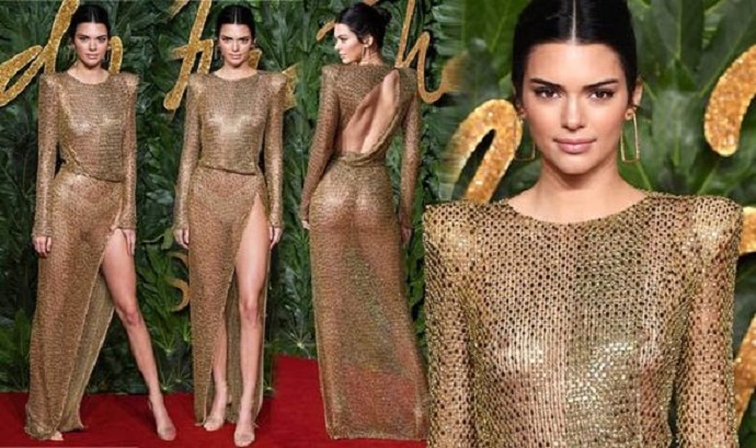 Kendall Jenner nuk i lë vend imagjinatës në “Fashion Awards 2018”