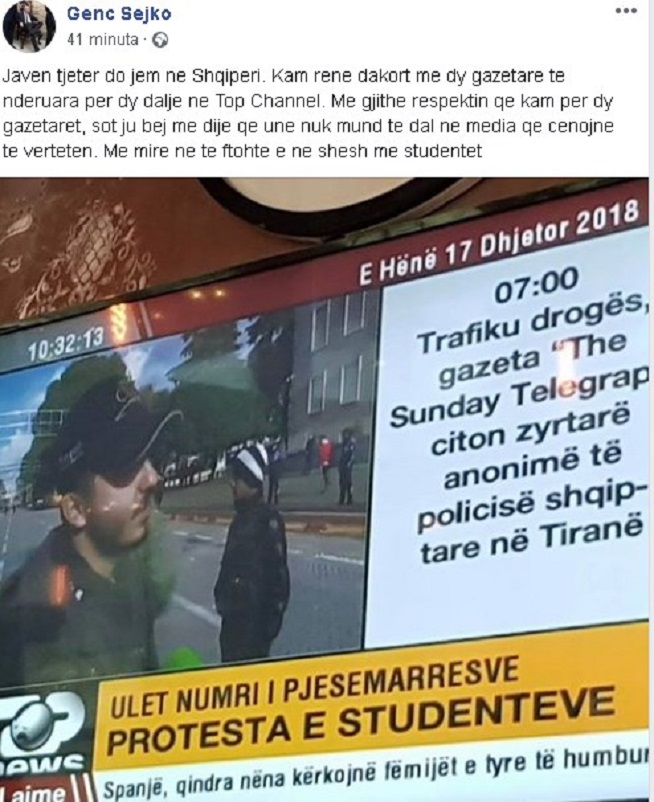 “Njeriu i memeve” vjen në Shqipëri, anullon intervistat në TCH: Më mirë në të ftohtë se në mediat që cenojnë të vërtetën!