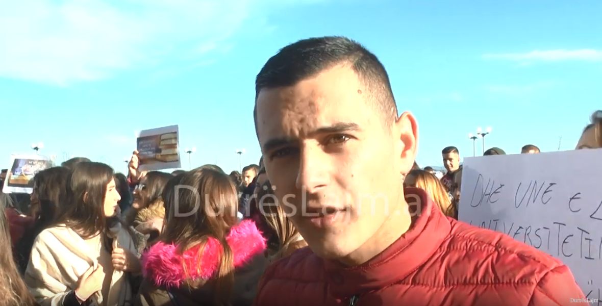 Protesta, studentët e Durrësit: Do luftojmë deri në fund (VIDEO)