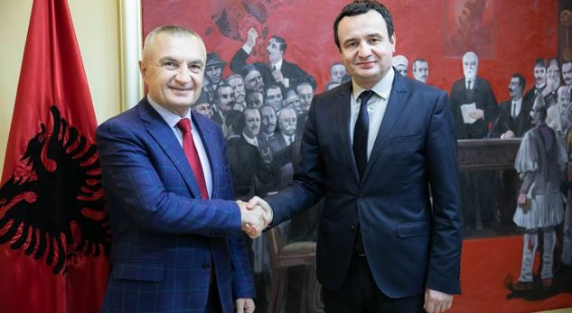 Presidenti Meta takon Albin Kurtin