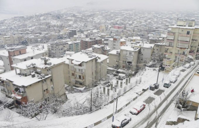 Korça regjistron temperatura -15 gradë