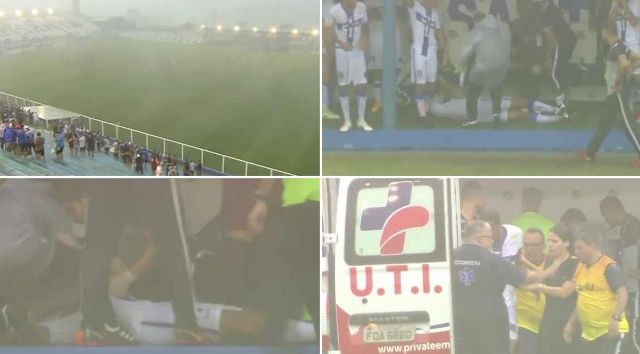 VIDEO/ Moment i tmerrshëm, rrufeja godet futbollistin në fushën e blertë