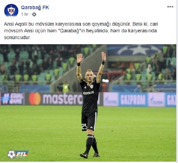 Në Azerbajxhan e bëjnë fakt të kryer, Ansi Agolli do të largohet nga Karabaku