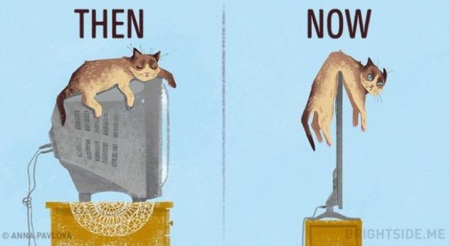 Dikur dhe tani: 10 FOTOT që tregojnë sesa shumë ka ndryshuar jeta jonë