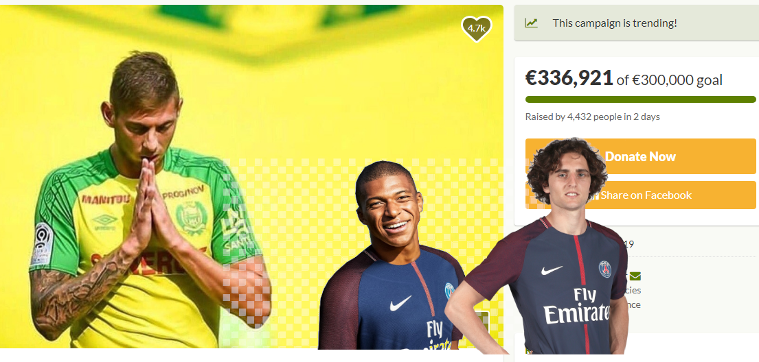 Solidaritet për Emiliano Salën, Rabio dhe Mbape habisin me donacionet