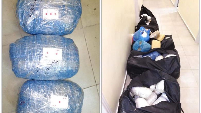 113 kg kanabis të koduar me letra bixhozi, kapen 3 shqiptarë, 2 arratisen