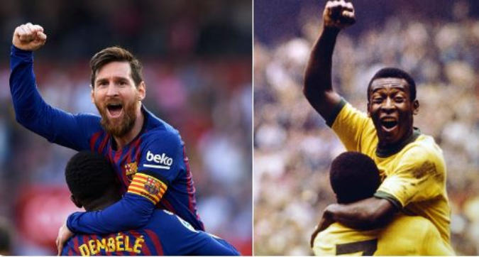 Messi vijon të shkruajë historinë, shënon tripletën e 50-të dhe feston si Pele