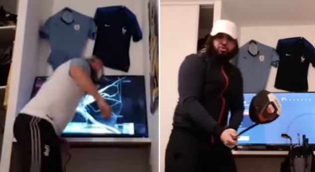 Ky është tifozi që e thyen televizorin sa herë që klubi i tij pëson disfatë (VIDEO)