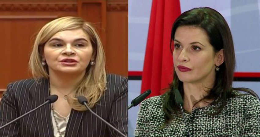 Gjonaj e akuzoi për shantazh, Kryemadhi: Ministrja s’mund të marrë pozicionin e virgjëreshës