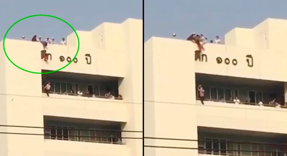 4-vjeçarja ngec e varur në katin e 7-të të spitalit (VIDEO)