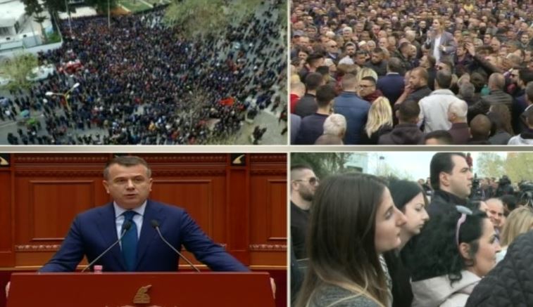 Protesta/ Balla: Një grup politikanësh të korruptuar që përpiqen të pengojnë rrugën europiane