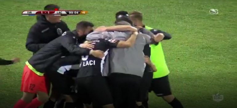 Laçi barazon Tiranën në minutën e ’99