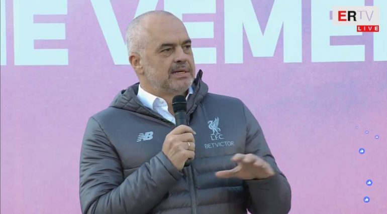 Mitingu i Ramës, Durrësi i vari teneqen! (VIDEO)