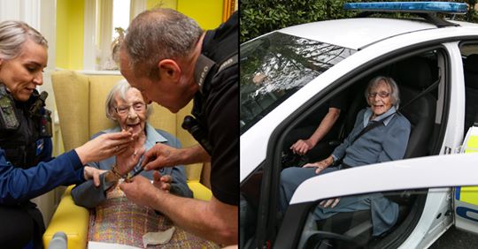 104-vjeçarja shpreh dëshirën e jetës, arrestohet nga policia