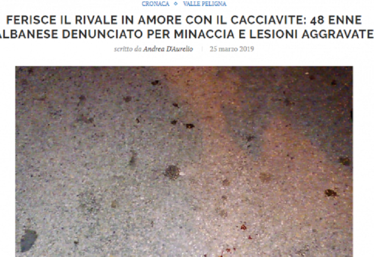 Rivalë në dashuri, shqiptari plagoset me kaçavidë nga bashkatdhetari në Itali