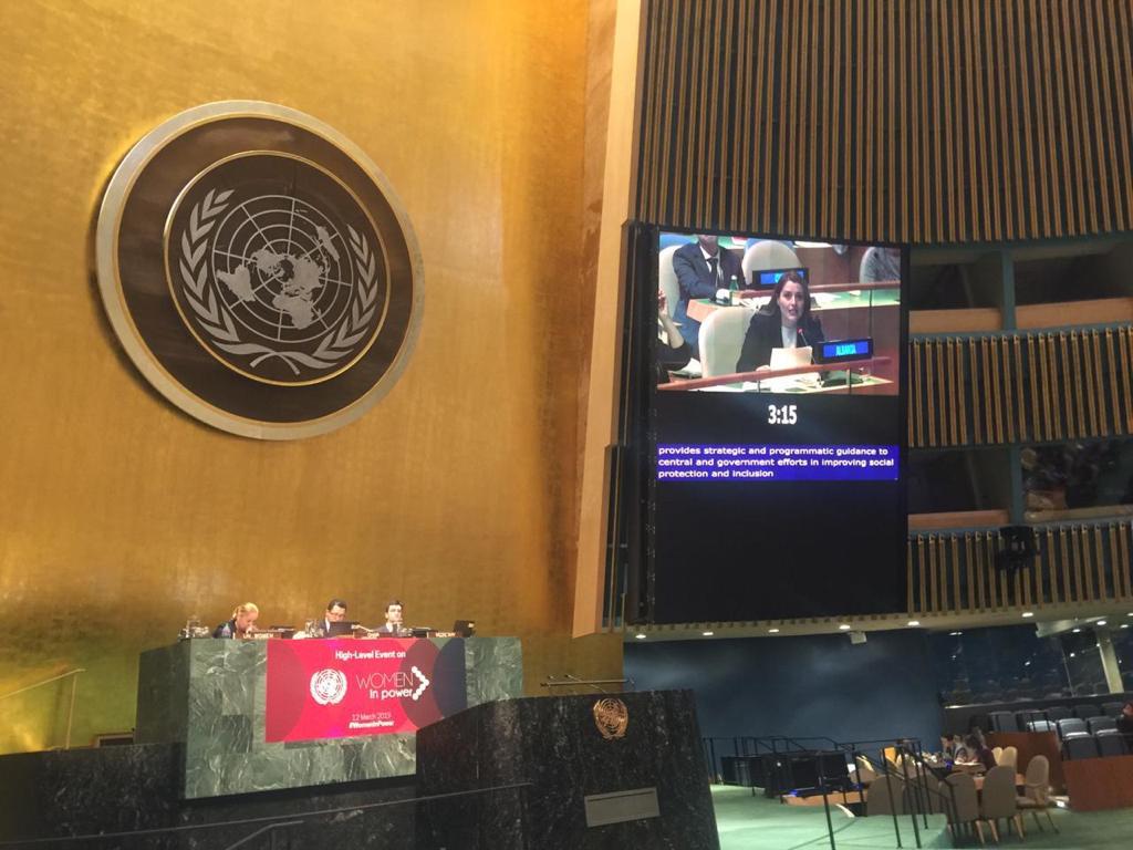 Manastirliu në OKB: Zgjerojmë financimin e programeve të mbrojtjes sociale, prioritet fuqizimi i gruas