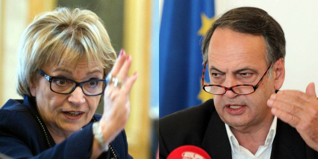 Kriza politike në Shqipëri, Doris Pack kundër Fleckenstein