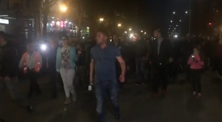 Banorët e ‘Astirit’ marshojnë drejt Drejtorisë së Policisë Tiranë