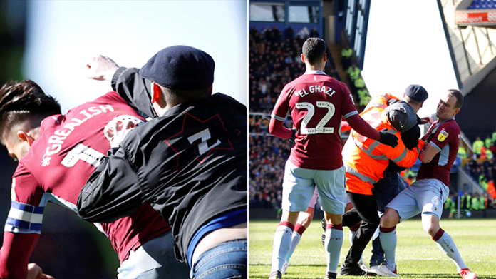 Skandal në Angli, tifozi godet pas koke kapitenin në derbi (VIDEO)