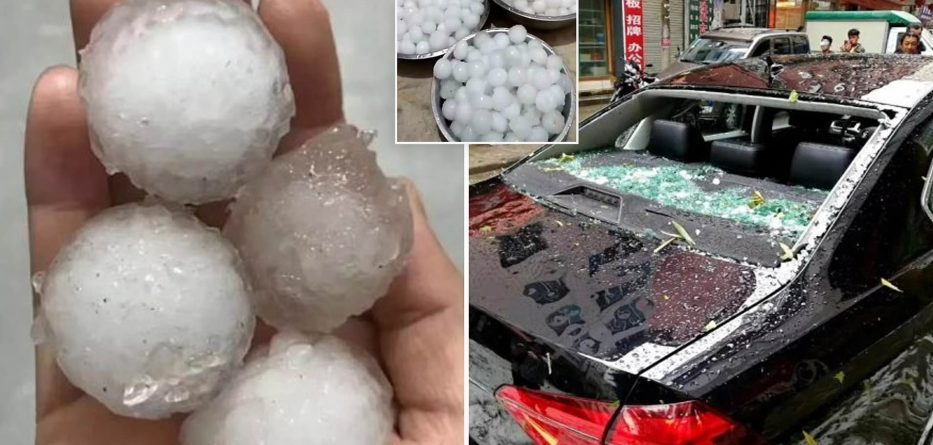 20 minuta “gurë” nga qielli!