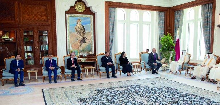 FOTOLAJM/ Kryebashkiaku i Durrësit, pjesë e delegacionit të Ramës në Katar