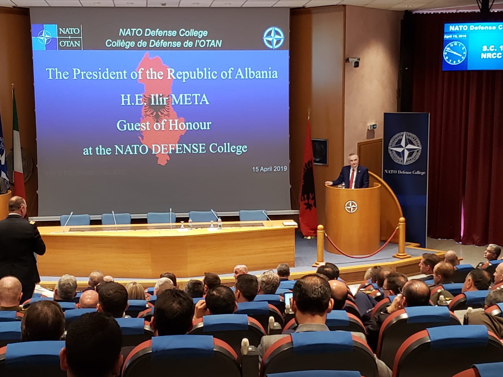 Meta në Kolegjin e Mbrojtjes së NATO-s në Romë: Shqipëria e gatshme të marrë të gjitha përgjegjësitë