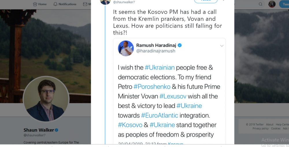 Ramush Haradinaj bie pre e shakasë, uron gabimisht kryeministrin ukrainas